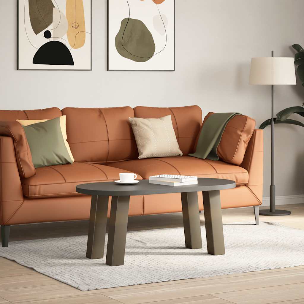 sofabordsben 4 stk. naturstål 42 cm stål