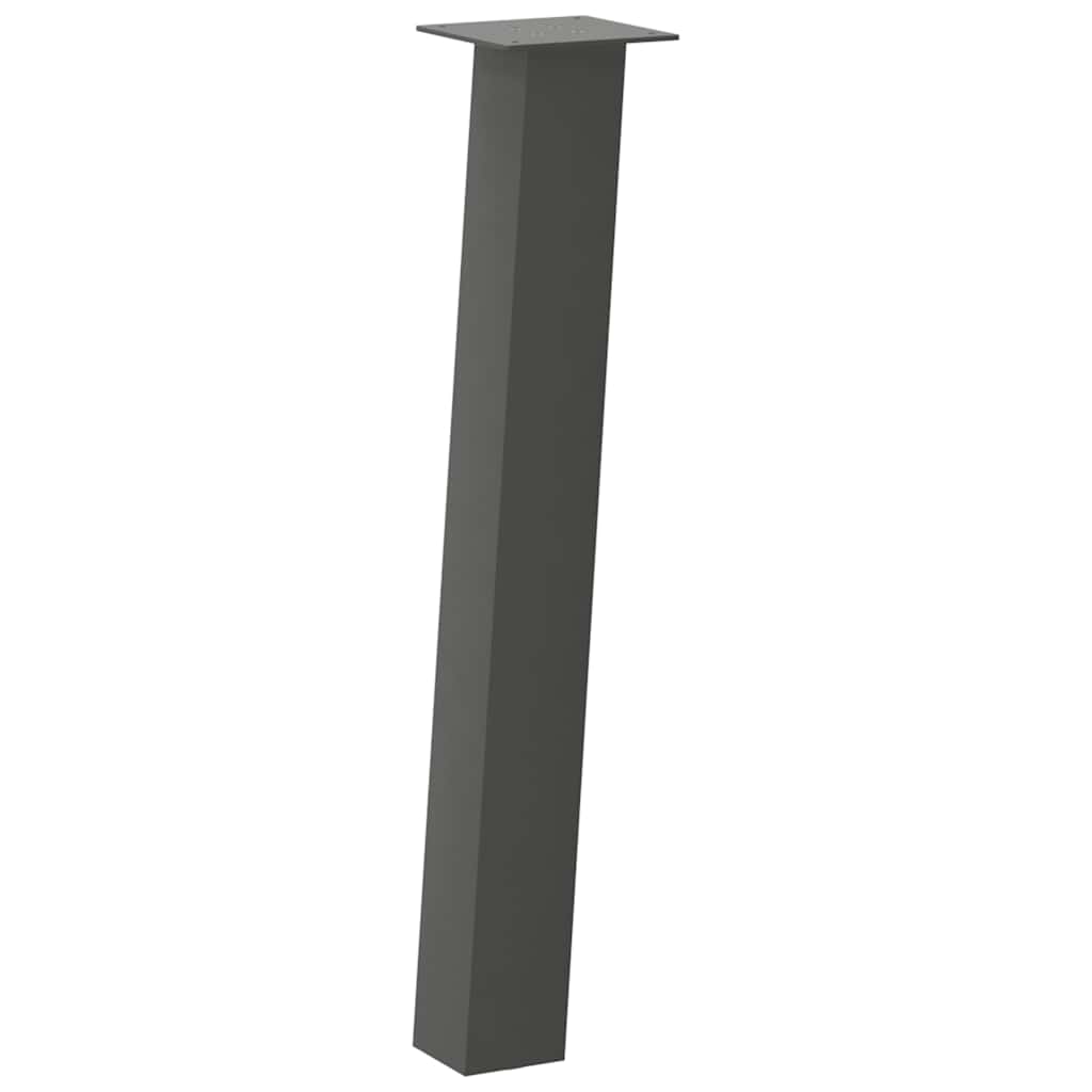 konsolbordben 4 stk. antracit 72 cm stål