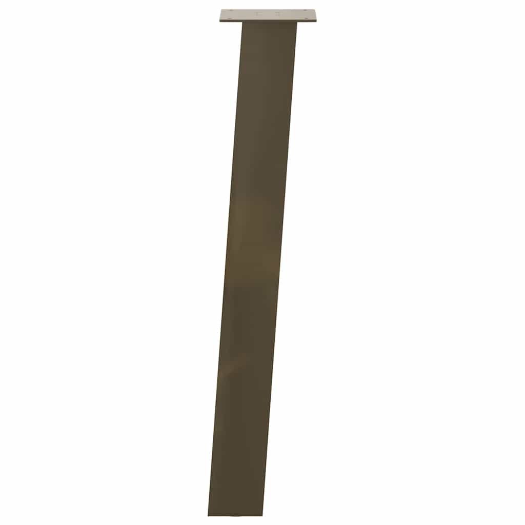 konsolbordben 4 stk. naturstål 72 cm stål