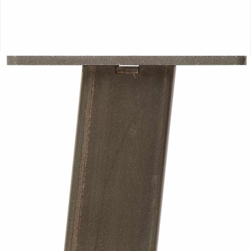 konsolbordben 4 stk. naturstål 72 cm stål