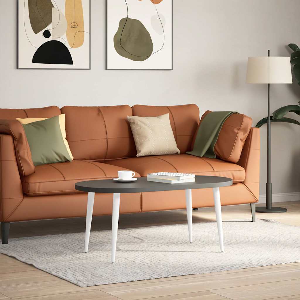 sofabordben konisk form 4 stk. hvid 42-43 cm stål