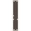 sofabordsben V-formet 2 stk. naturstål 40x(30-31,3) cm stål