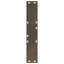 spisebordsben V-formet 2 stk. naturstål 50x(72-73,3) cm stål