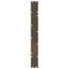 spisebordsben V-formet 3 stk. naturstål 70 x (72-73,3) cm stål