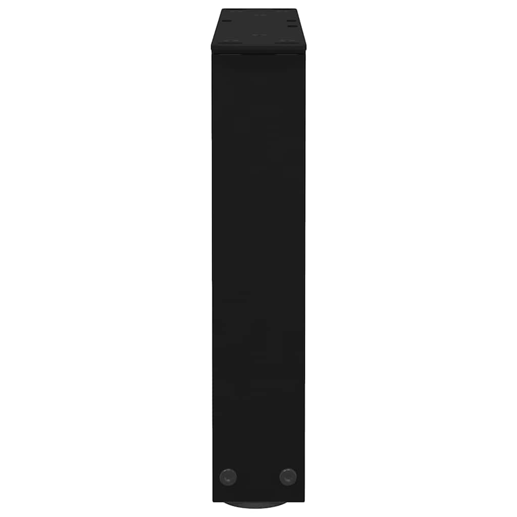 sofabordben V-formet 2 stk. sort 40x(30-31,3) cm stål