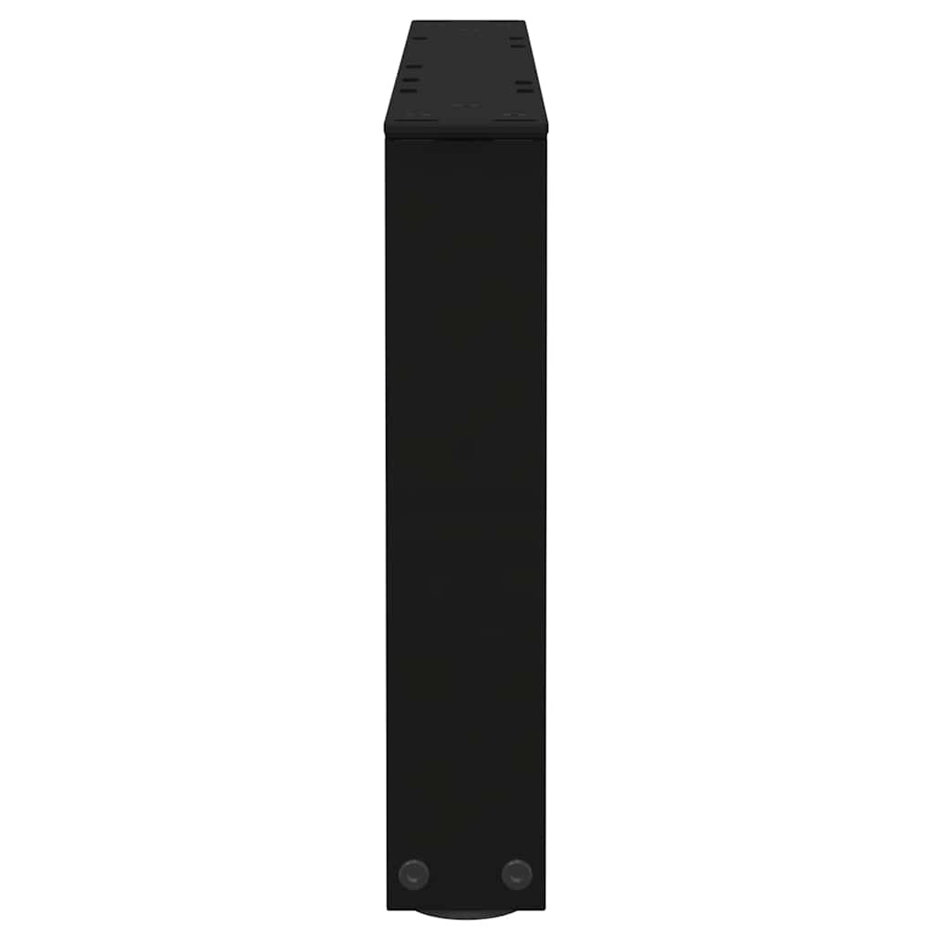 sofabordsben V-formet 2 stk. sort 50x(30-31,3) cm stål