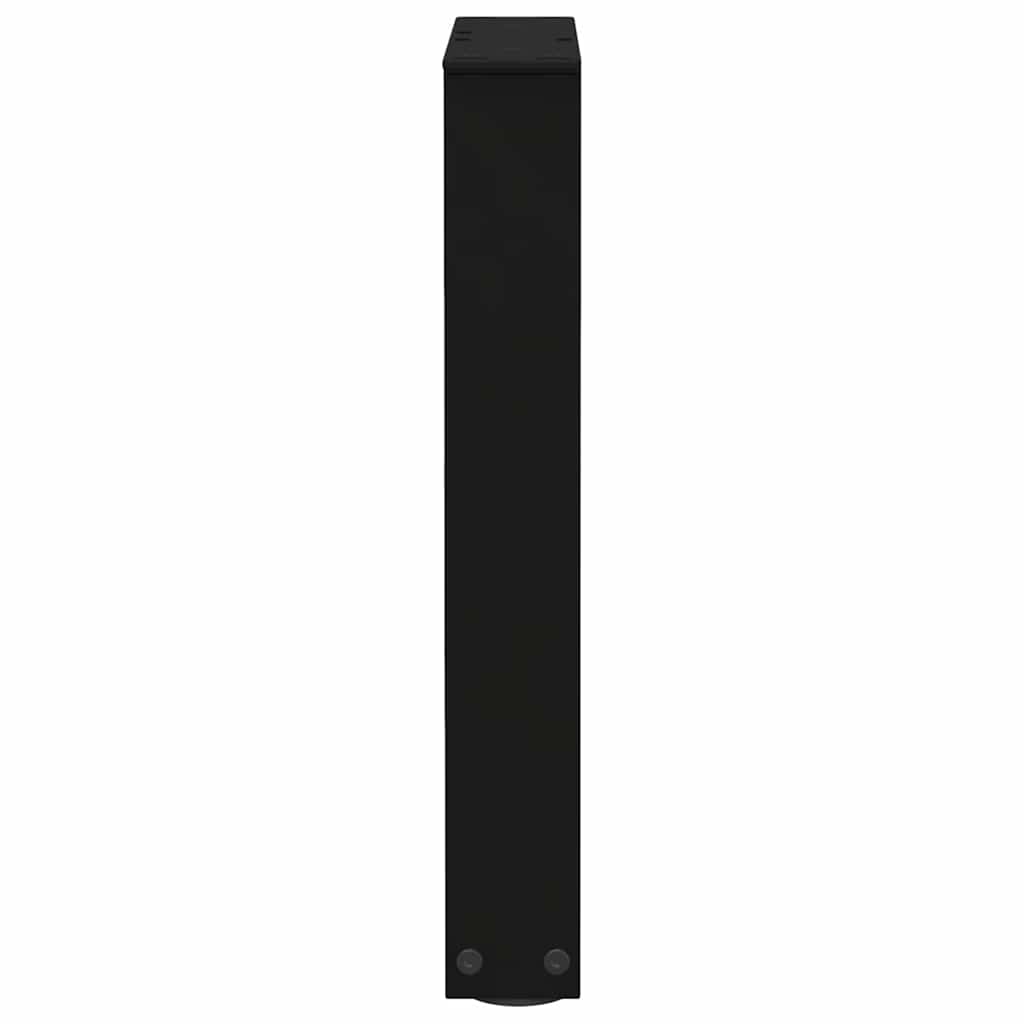 sofabordsben V-formet 2 stk. sort 28 x (42-43,3) cm stål