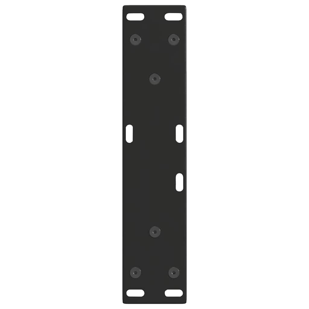 sofabordsben V-formet 2 stk. sort 28 x (42-43,3) cm stål