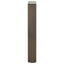 sofabordsben V-formet 2 stk. naturstål 28 x (42-43,3) cm stål