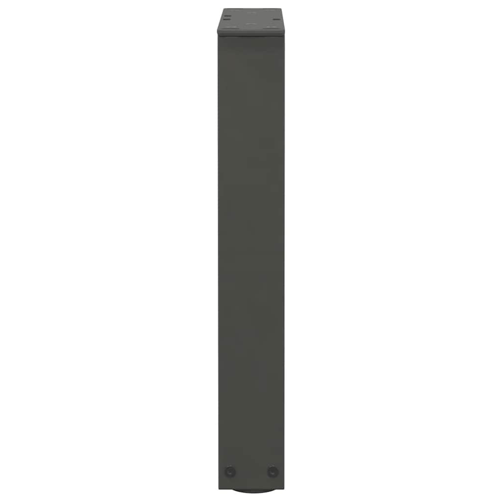 sofabordsben V-formet 2 stk. antracit 38 x (42-43,3) cm stål