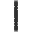 sofabordben V-formet 2 stk. sort 50x(42-43,3) cm stål