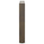 sofabordsben V-formet 2 stk. naturstål 60x(42-43,3) cm stål