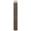 sofabordsben V-formet 2 stk. naturstål 70 x (42-43,3) cm stål