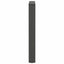 spisebordsben V-formet 2 stk. antracit 70 x (72-73,3) cm stål