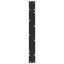 spisebordben V-formet 3 stk. sort 80 x (72-73,3) cm stål