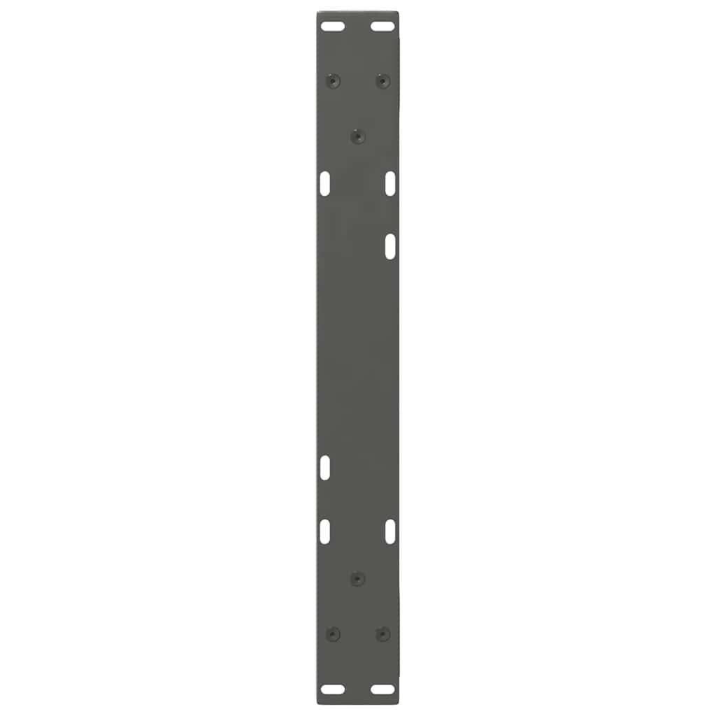 sofabordsben 2 stk. antracit 50x(30-31,3) cm stål