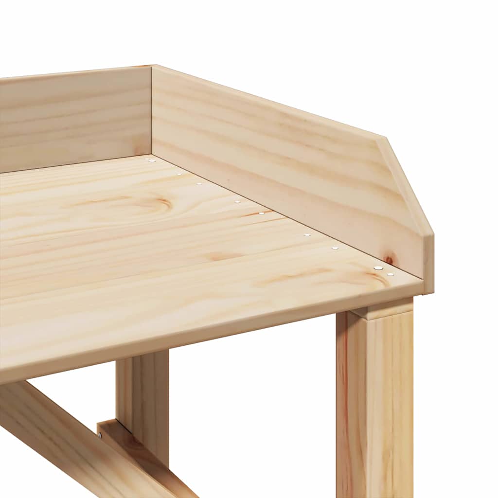 Plantebord Naturfarvet 75 x 40 x 90 cm Solid fyrretræ