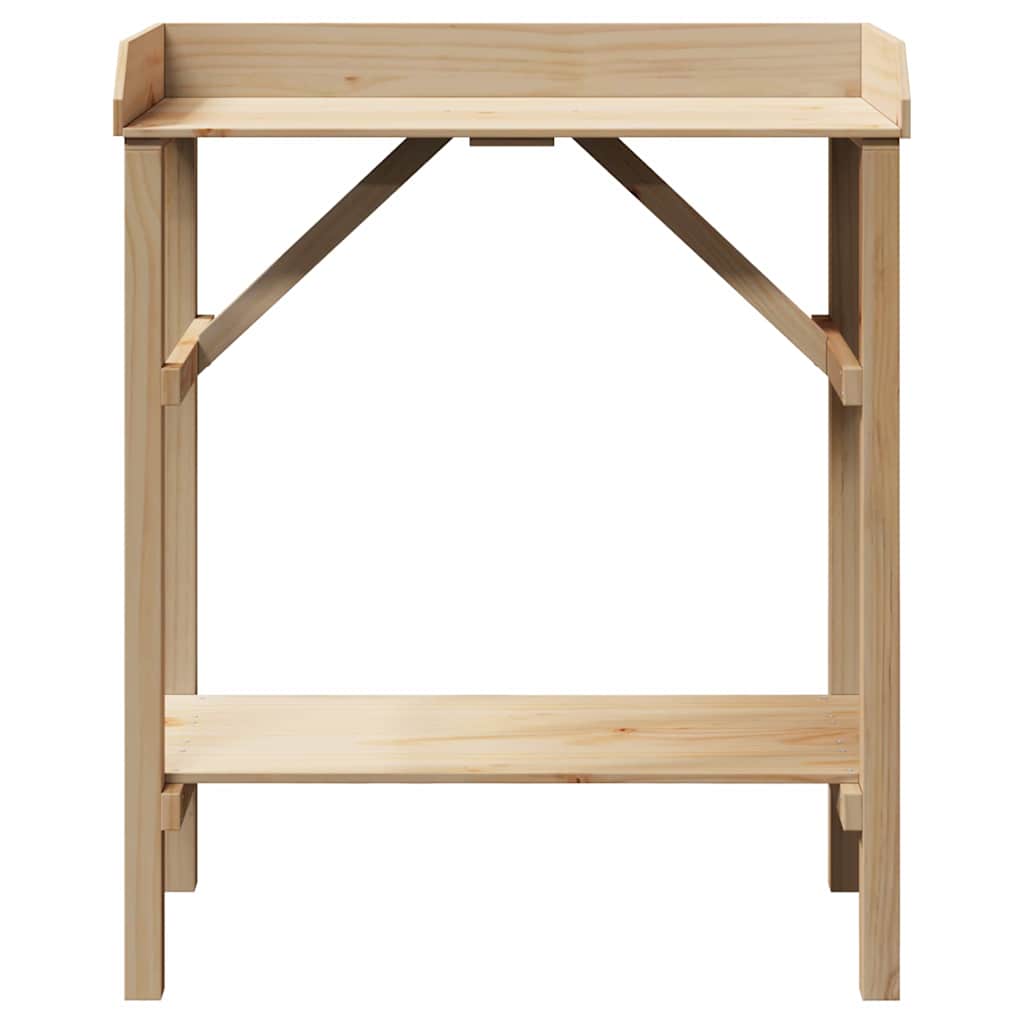 Plantebord Naturfarvet 75 x 40 x 90 cm Solid fyrretræ