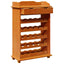 Vinfad Brun 58 x 28 x 90 cm Massiv fyrretræ