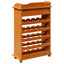 Vinfad Brun 58 x 28 x 90 cm Massiv fyrretræ