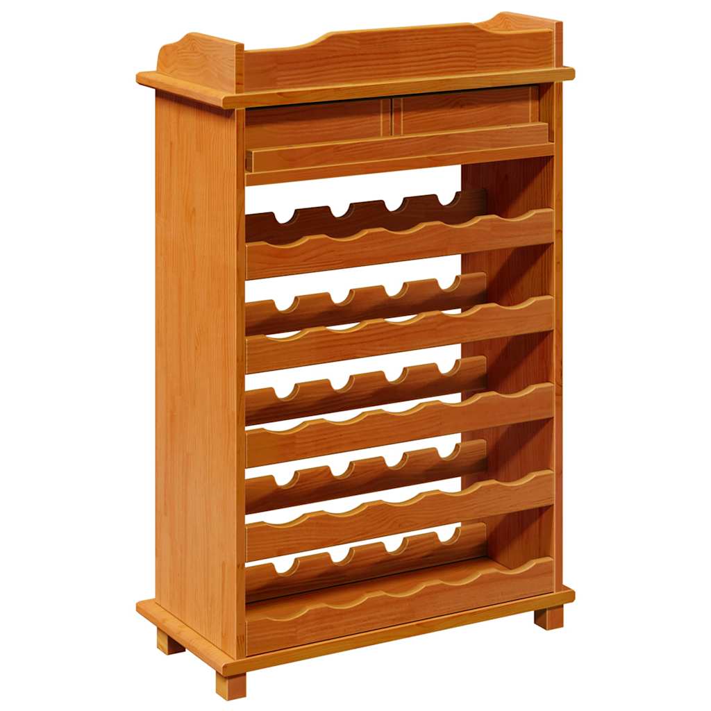 Vinfad Brun 58 x 28 x 90 cm Massiv fyrretræ