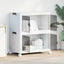 Stabelbar opbevaringskasse med hjul 2-etagers 75 L 64x40x76 cm