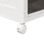 Stabelbar opbevaringskasse med hjul 5-etagers 75 L 64x40x179 cm