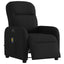 eldrevet massagestol stof sort