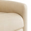 massagestol mikrofiberstof beige