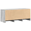tv-bord m. LED-lys 97x34x40 cm konstrueret træ grå sonoma-eg