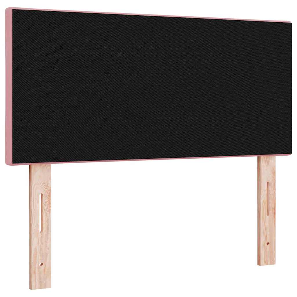 LED sengegavl Lyserød 100 cm Fløjl