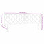 LED sengegavl Creme Stof