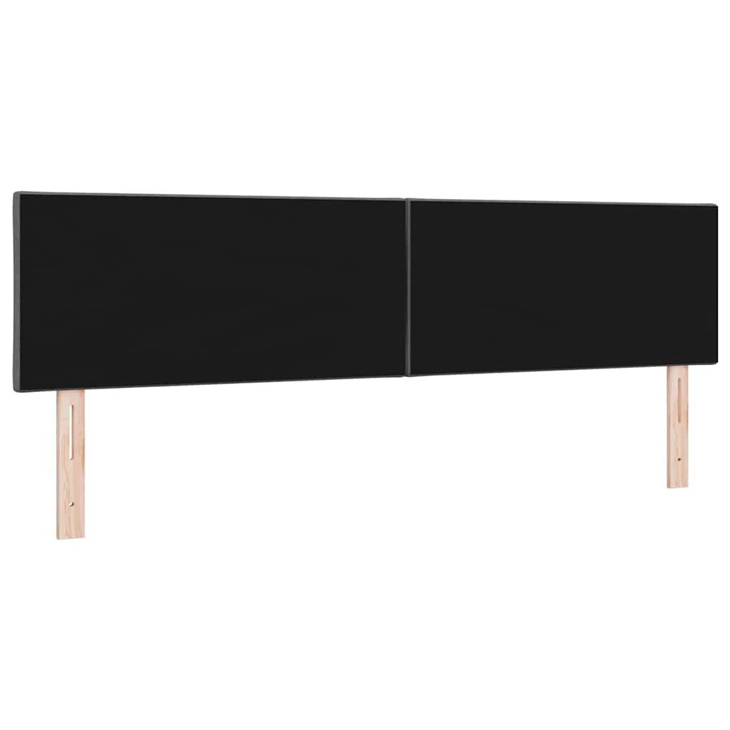 LED sengegavl Grå 180 cm Stof
