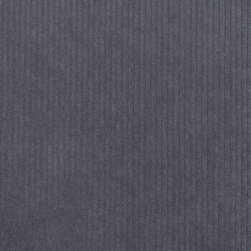 LED sengegavl med LED-lysstrimler Mørkegrå 200 cm Velourstof