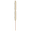LED sengegavl med LED-lysstrimler Creme 100 cm Stof
