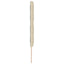 LED sengegavl med LED-lysstrimler Creme 200 cm Stof