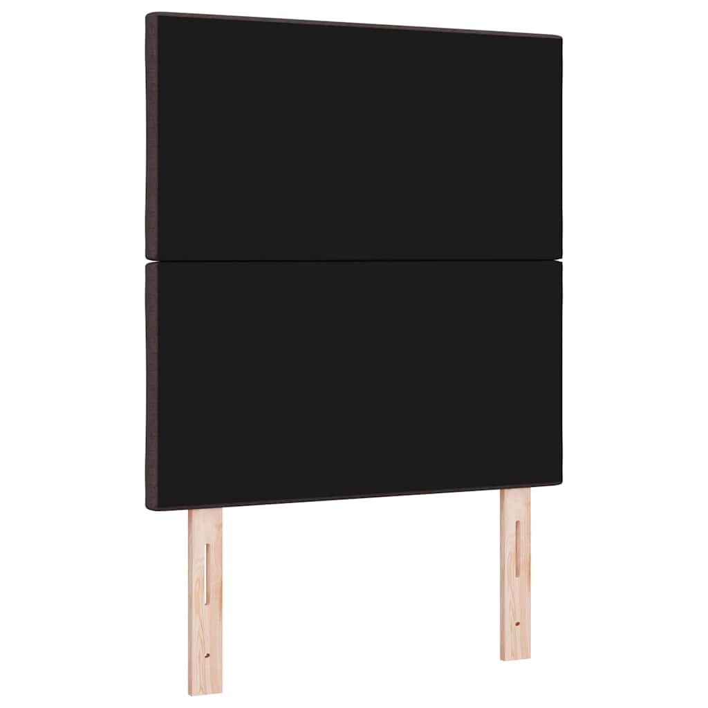 LED sengegavl Lysegrå 80 cm Stof