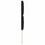 LED sengegavl Sort 90 cm Stof