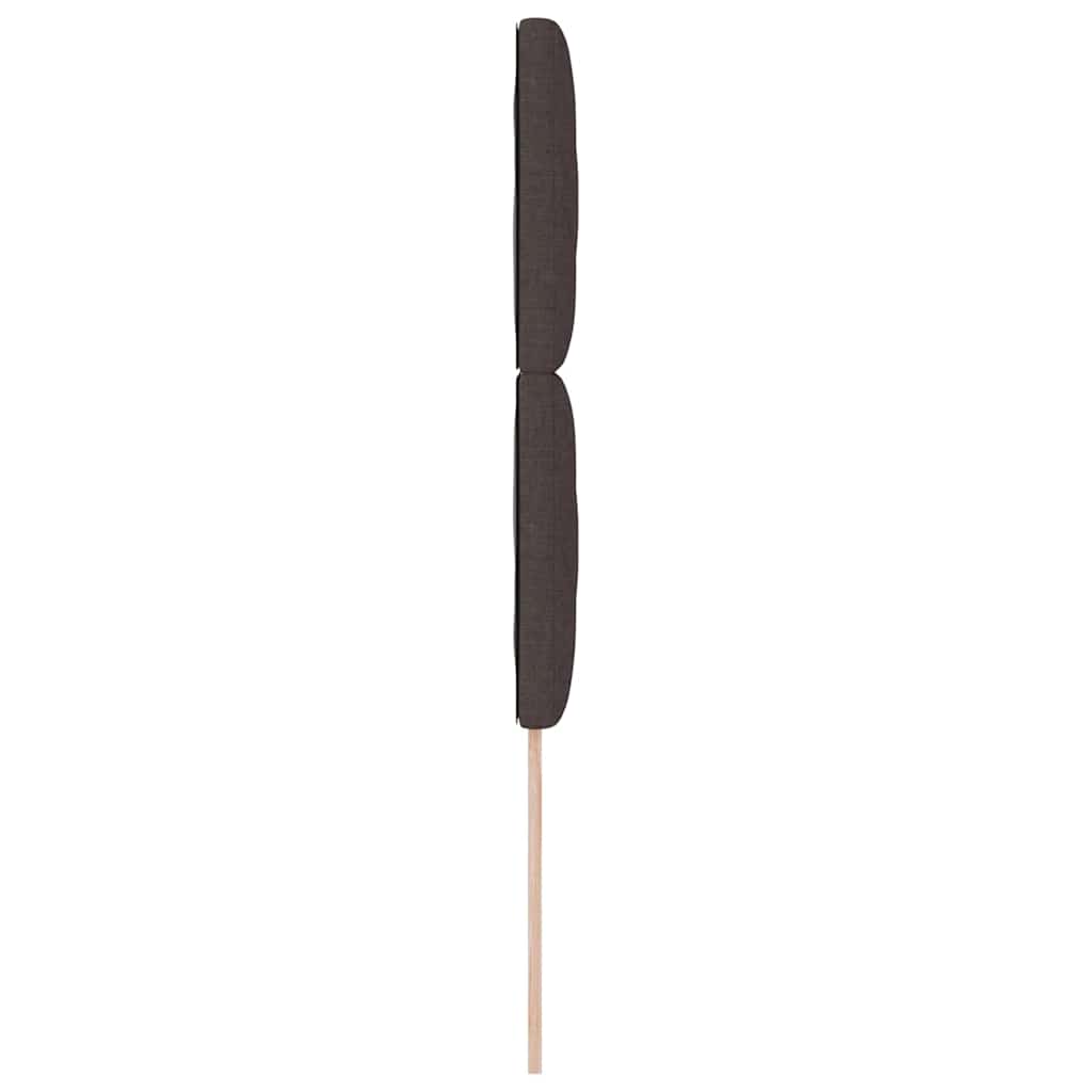 LED sengegavl Brun 90 cm Stof