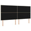 LED sengegavl Creme Stof