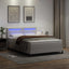 Box spring seng med madras Hvid 140 x 190 cm Kunstlæder