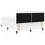Box spring seng med madras Hvid 140 x 200 cm Kunstlæder