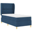 Box spring seng med hovedgærde Blå 190 x 90 cm Stof