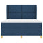 Box spring seng med hovedgærde Blå 200 x 160 cm Stof