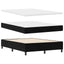 Box spring seng med madras Sort 200 x 160 cm Fløjl