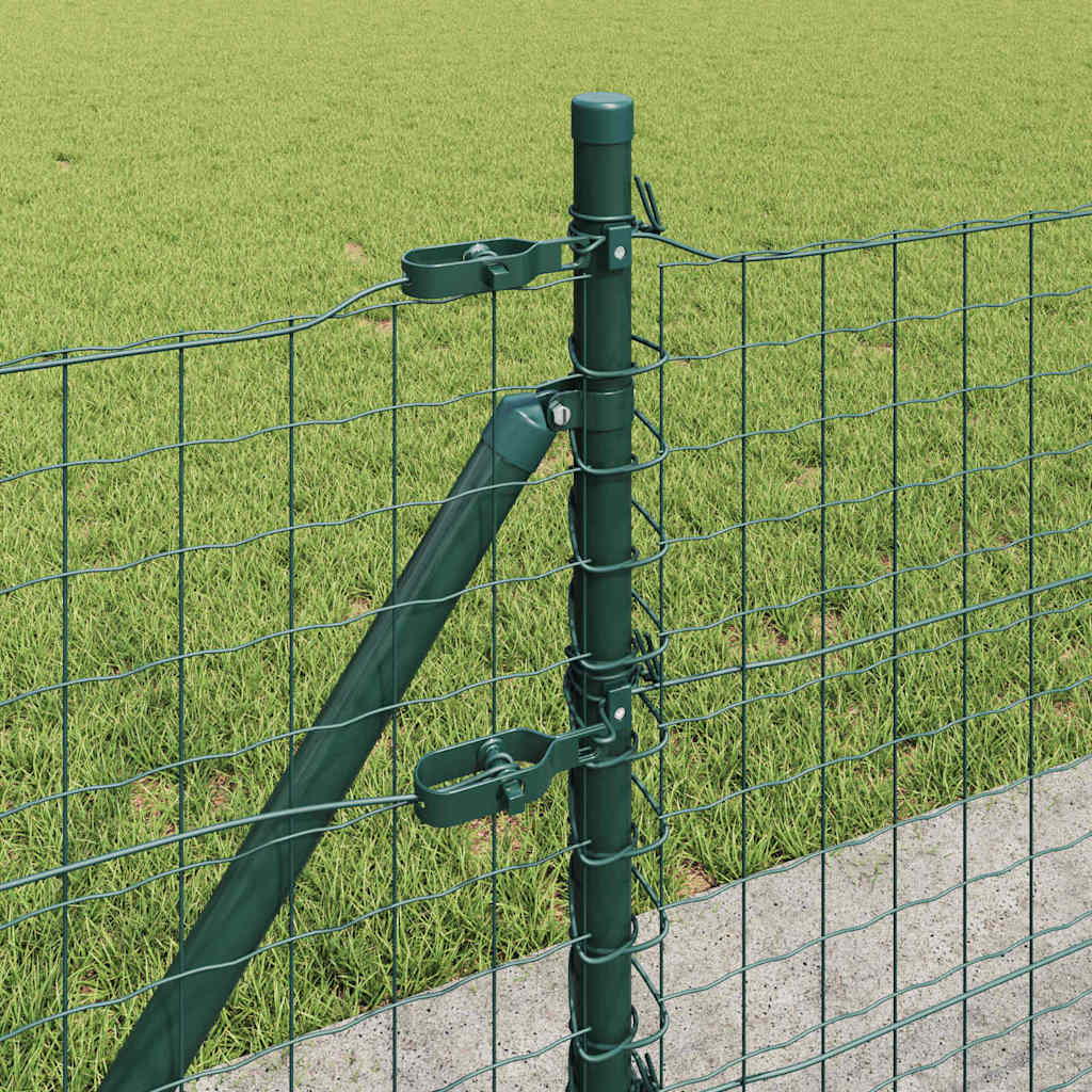 Hegn stang med beton base 52 stk. Grøn Pulverlakeret stål