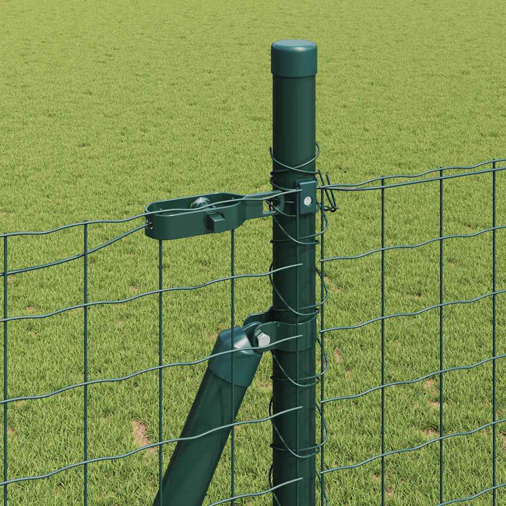 Hegn stang med beton base 52 stk. Grøn Pulverlakeret stål
