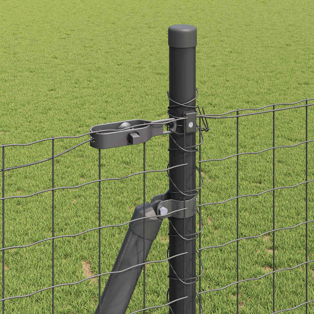 Hegn stang med beton base 26 stk. Grå Pulverlakeret stål