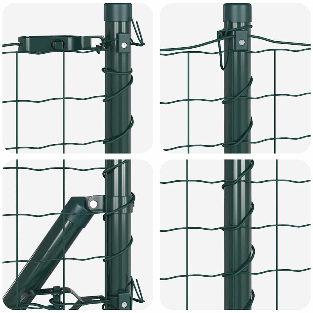 Eurohegn Ground Fix 10 x 0,6 m PVC-belagt stål Grøn Mesh