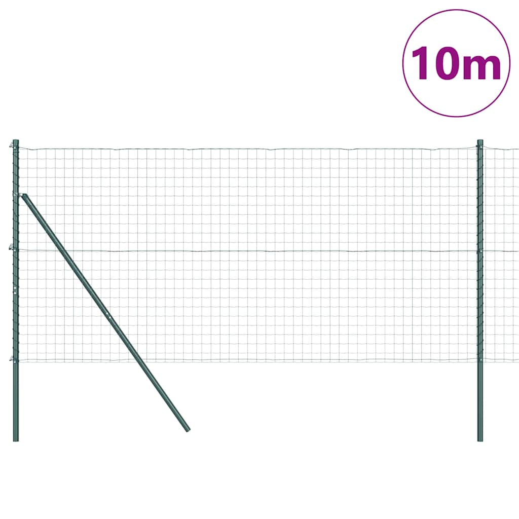 Eurohegn Ground Fix 10 x 1,2 m PVC-belagt stål Grøn Mesh